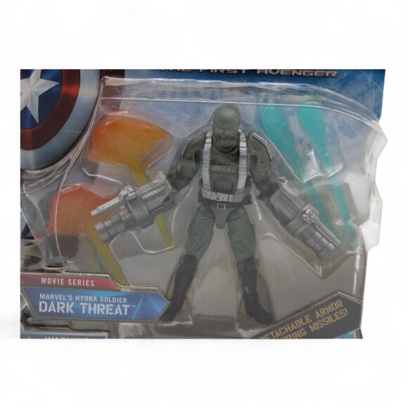 Marvel Captain America Dark Threat Hydra Soldier Action Figure With Detachable A - Picture 3 of 8
